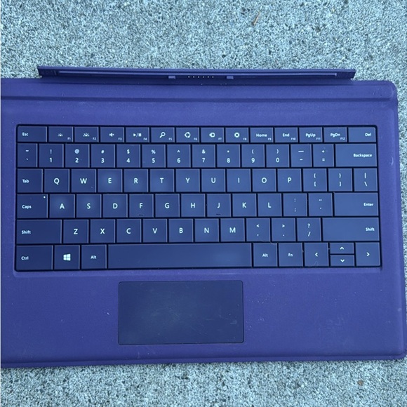 Two Microsoft surface Blue and Purple Keyboard - Picture 2 of 2